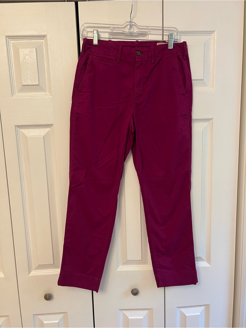 Purple/Magenta Khakis - Size: 4